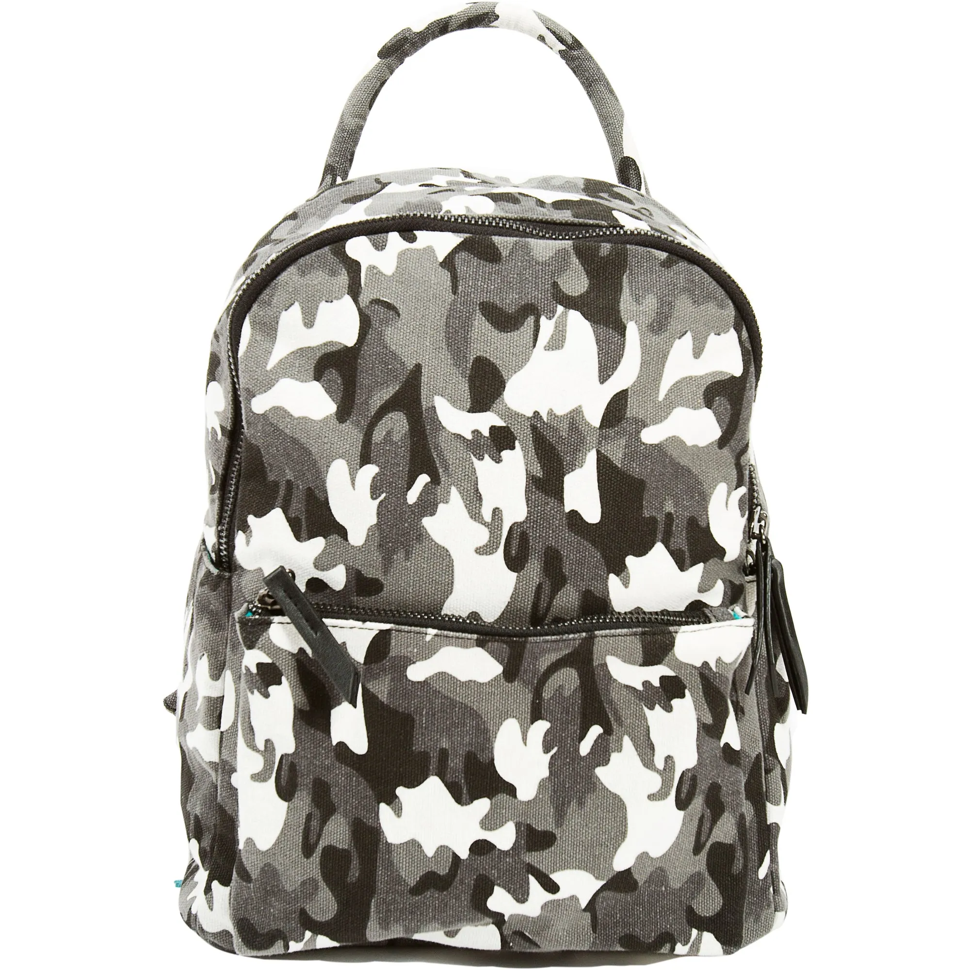 Alex Noir Canvas Camo Backpack