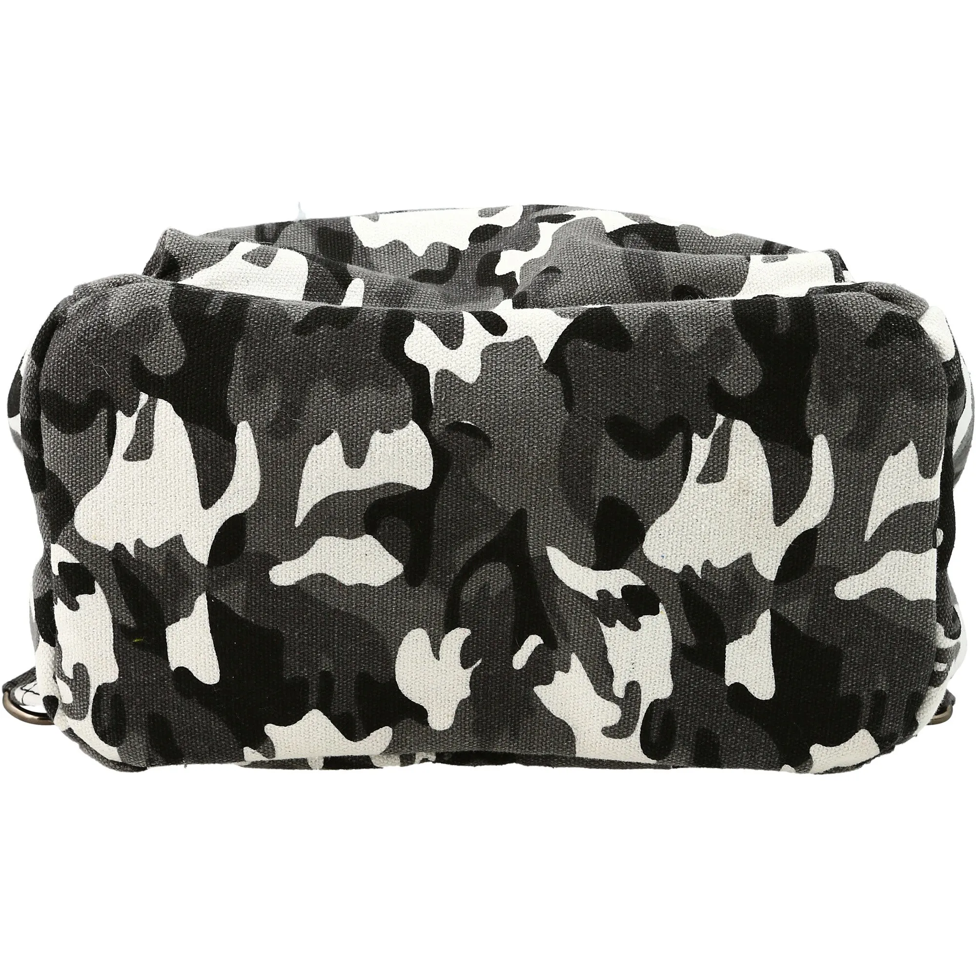 Alex Noir Canvas Camo Backpack