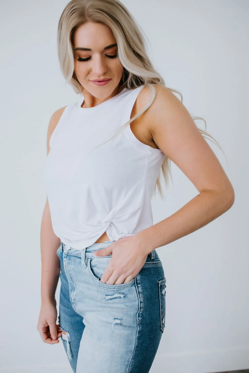 Ashlyn Twist Front Tank