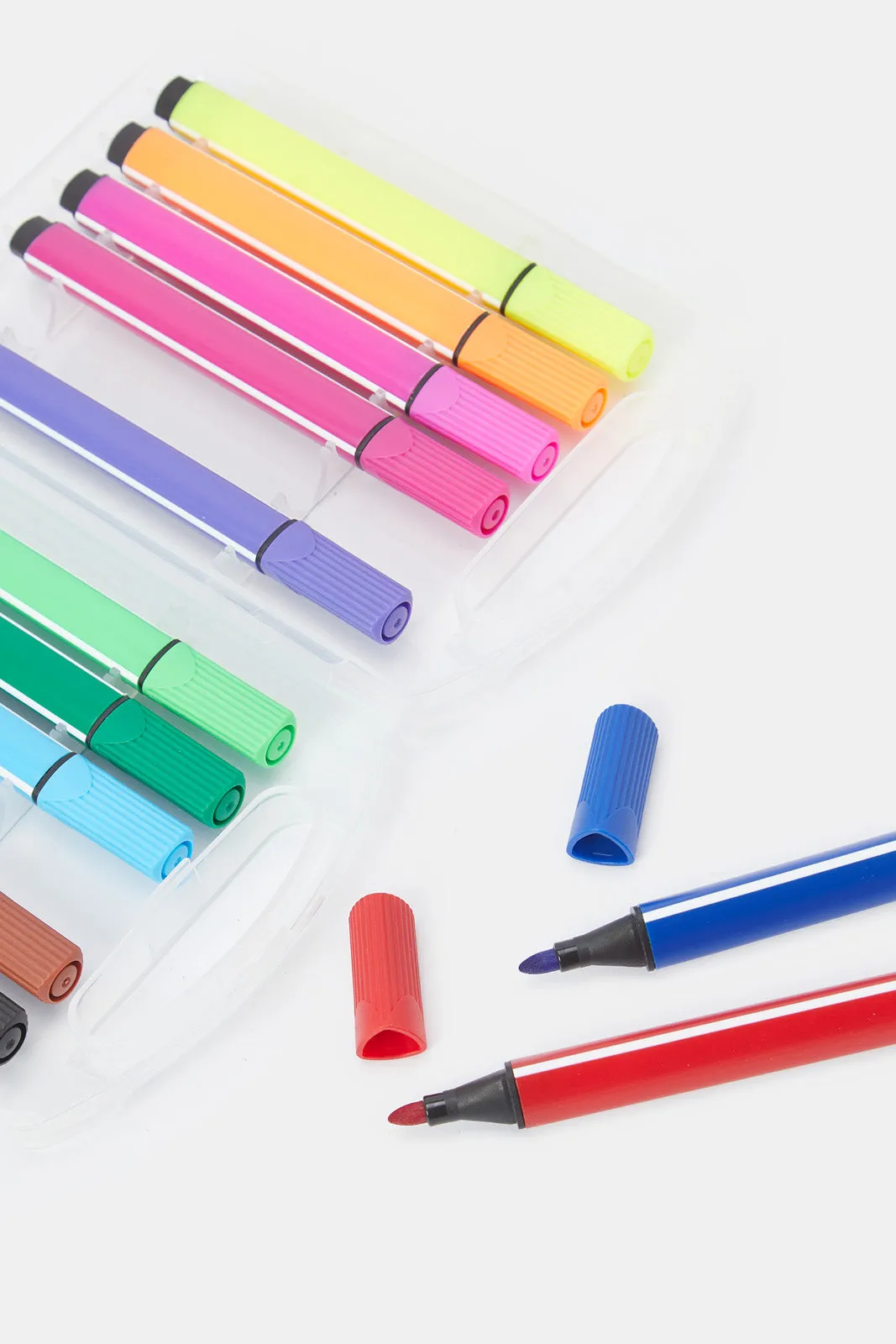 Assorted Mini Colour Pen Marker Set (12 Piece)