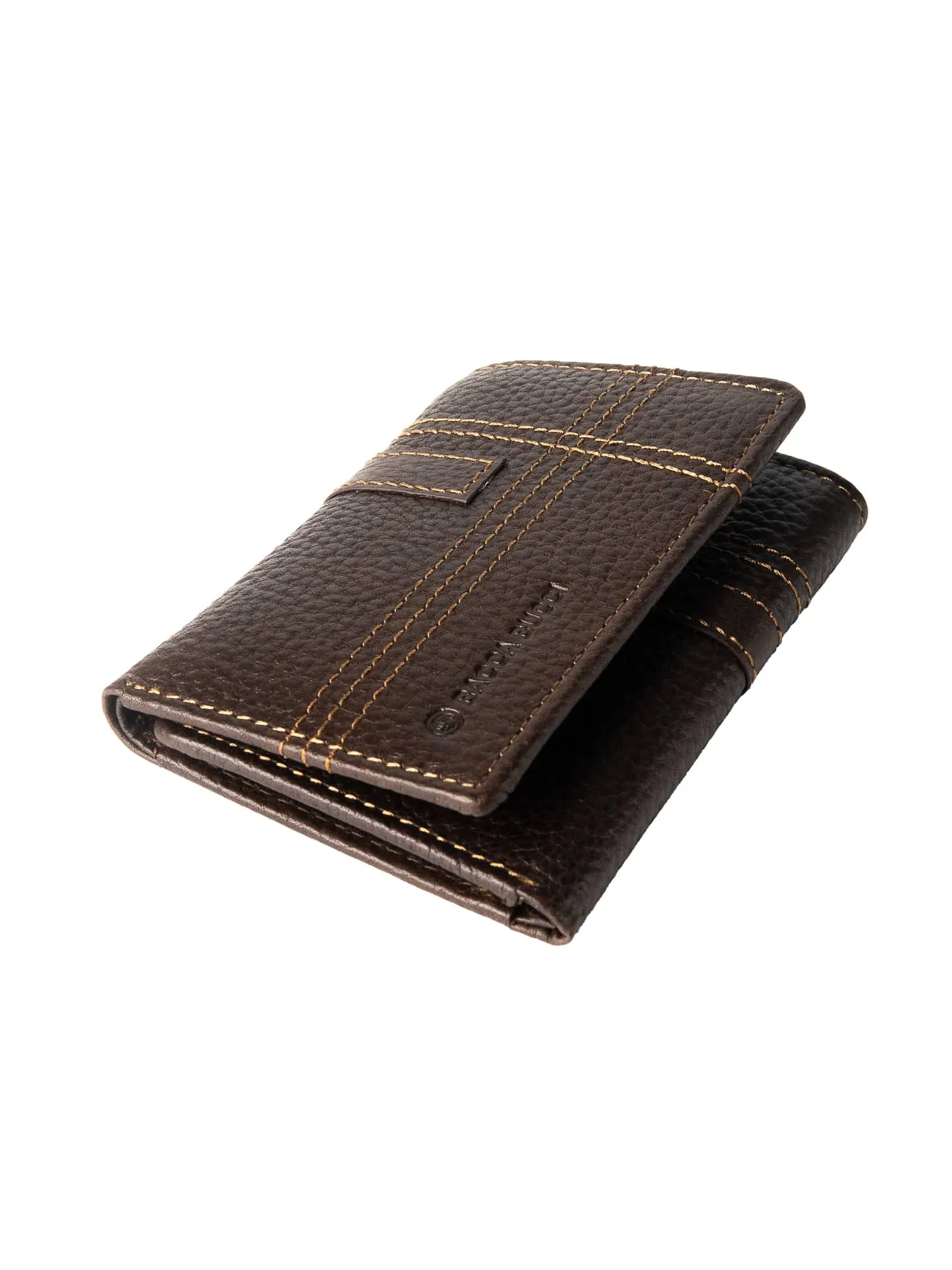 Bacca Bucci Trifold Leather Wallet for Teens & Gen Z