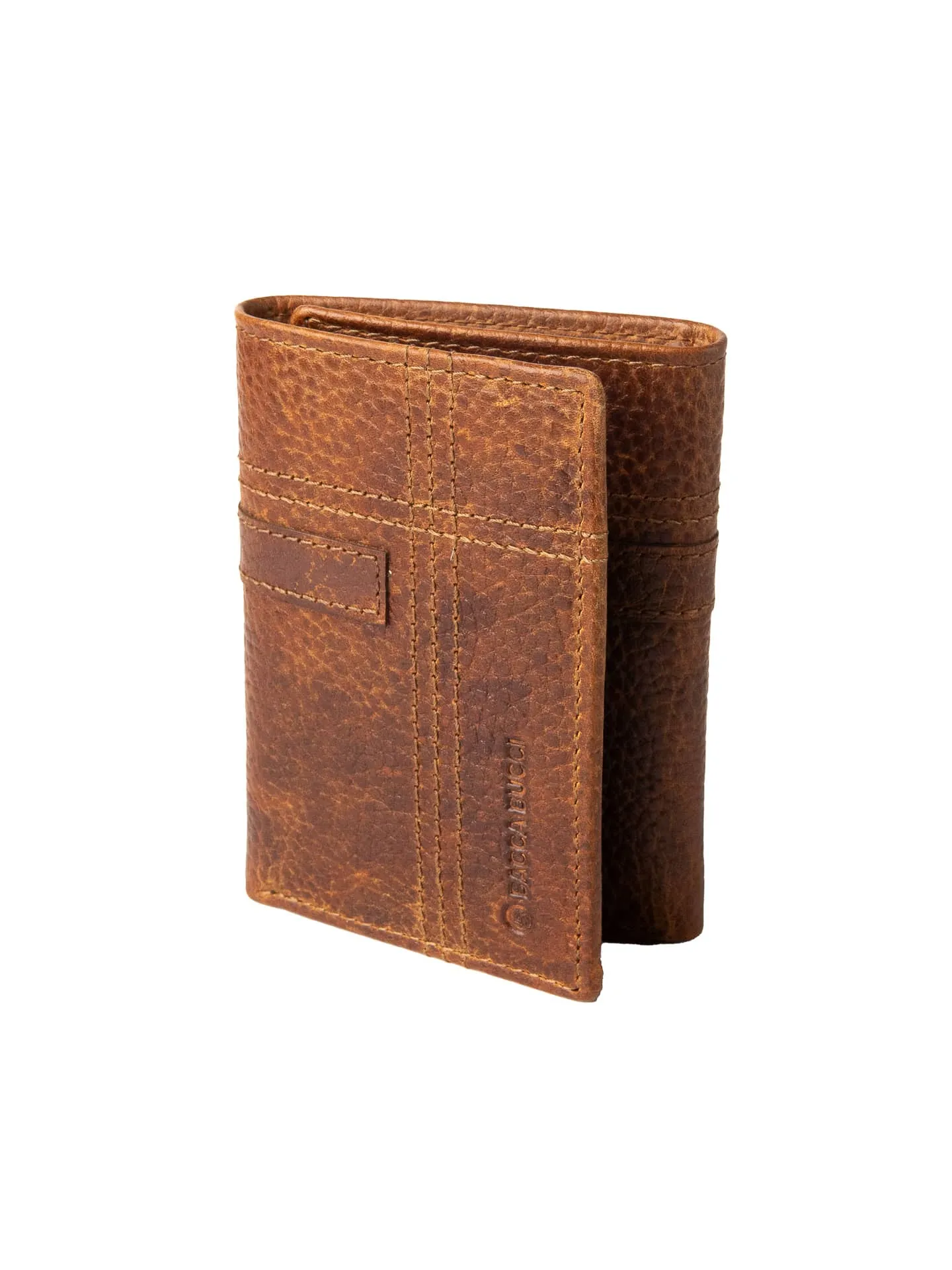 Bacca Bucci Trifold Leather Wallet for Teens & Gen Z