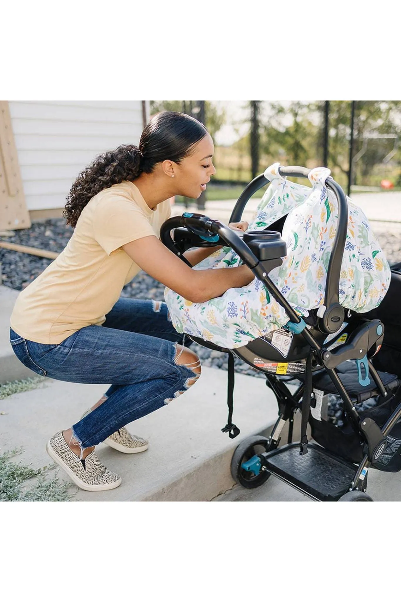 Bebe Au Lait Car Seat Cover