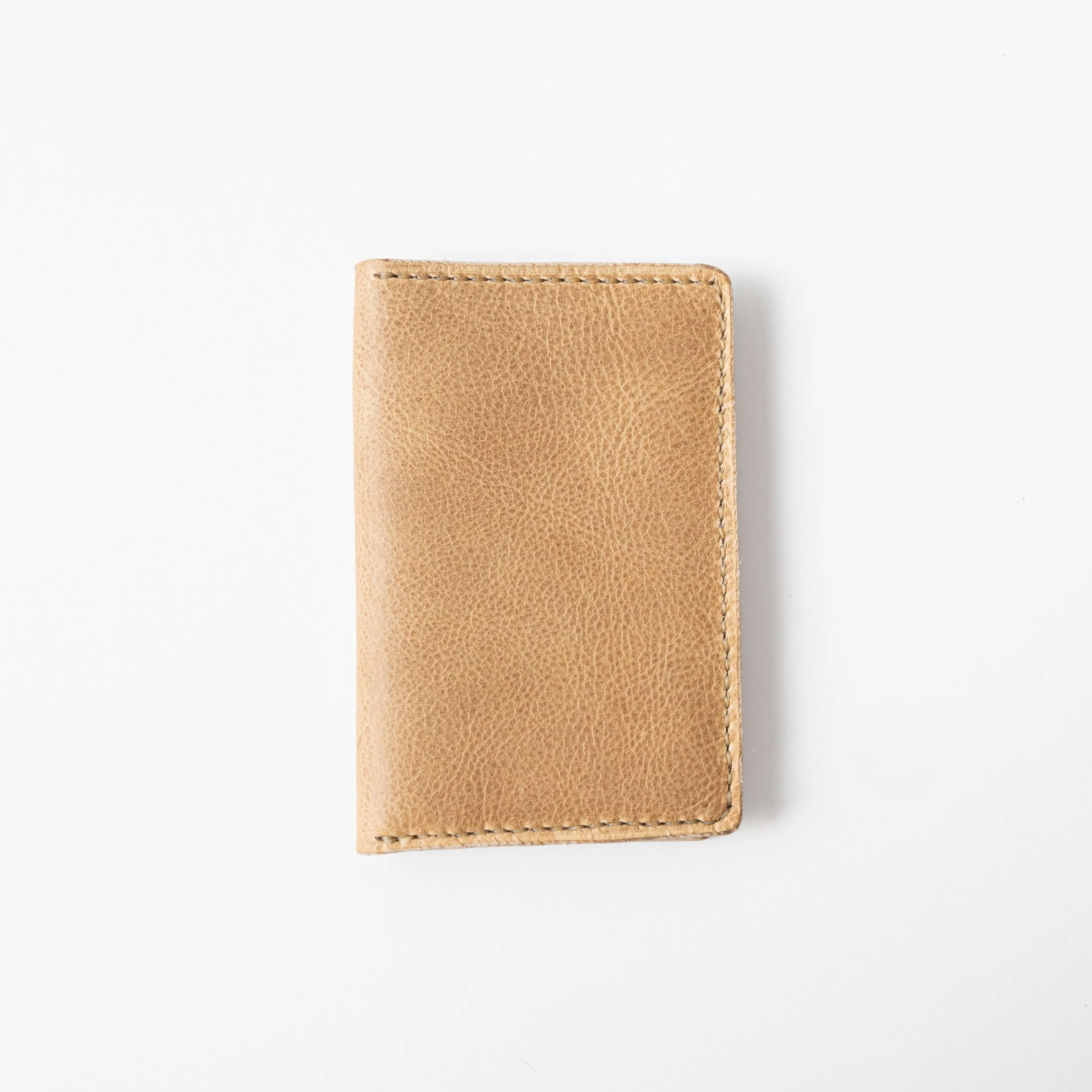 Beige Bison Notebook Wallet