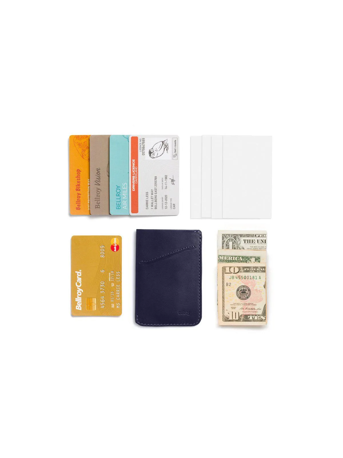 Bellroy Card Sleeve Navy