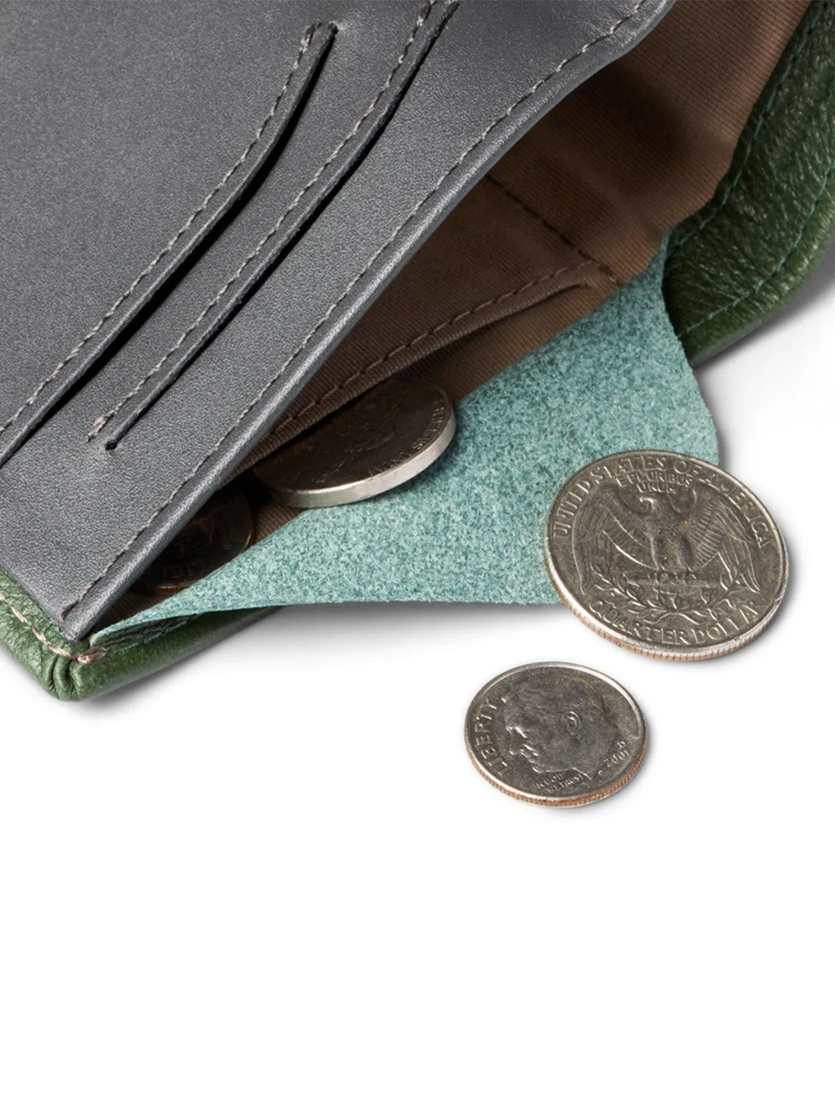 Bellroy Note Sleeve Wallet Ranger Green RFID