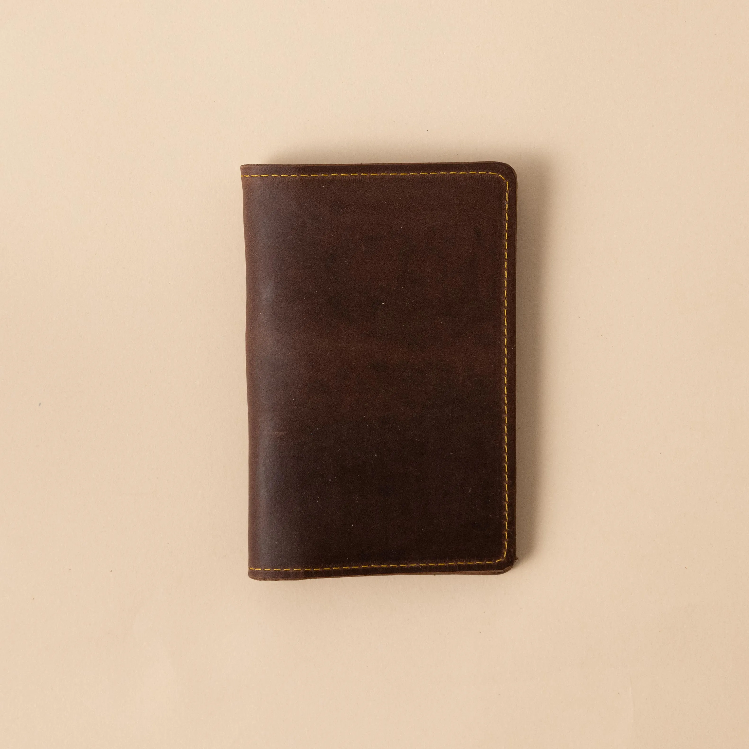 Brown Chromexcel Notebook Wallet