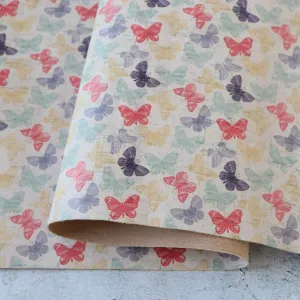 Butterfly Toss Cork Fabric