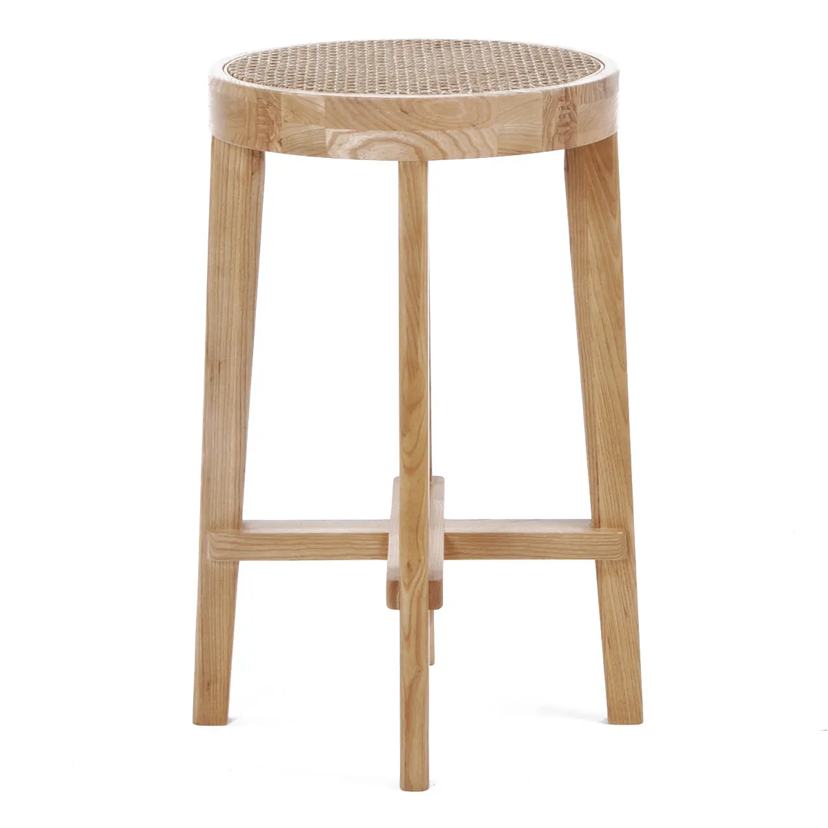 Cape Byron Rattan Kitchen Stool - Natural