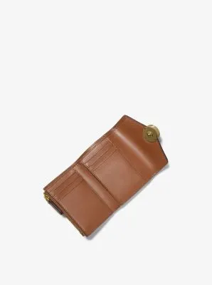 Carmen Medium Logo and Faux Leather Wallet