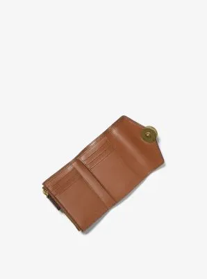 Carmen Medium Logo and Faux Leather Wallet