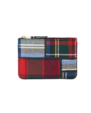 Classic Coin Wallet - Tartan Red