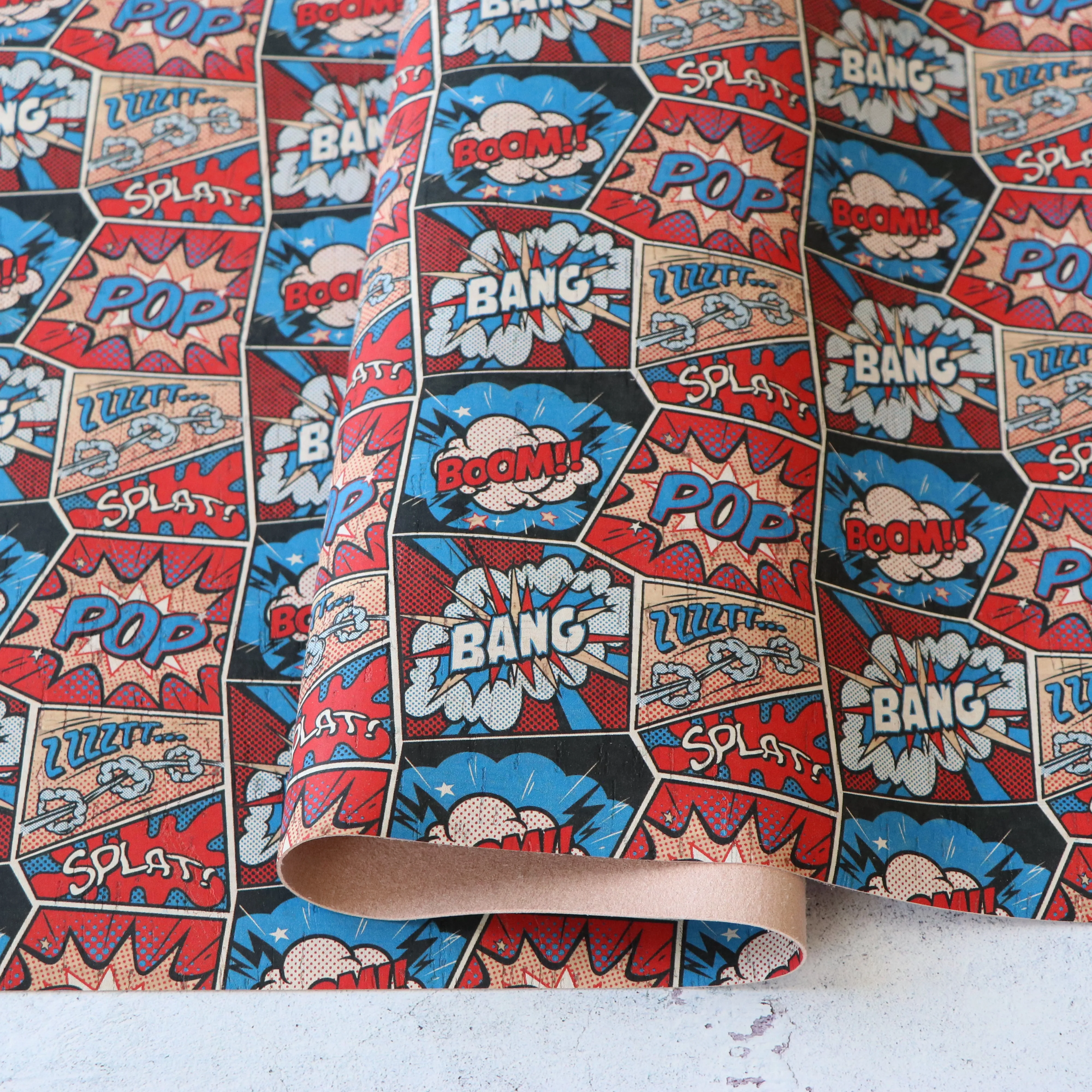 Comic Art Cork Fabric