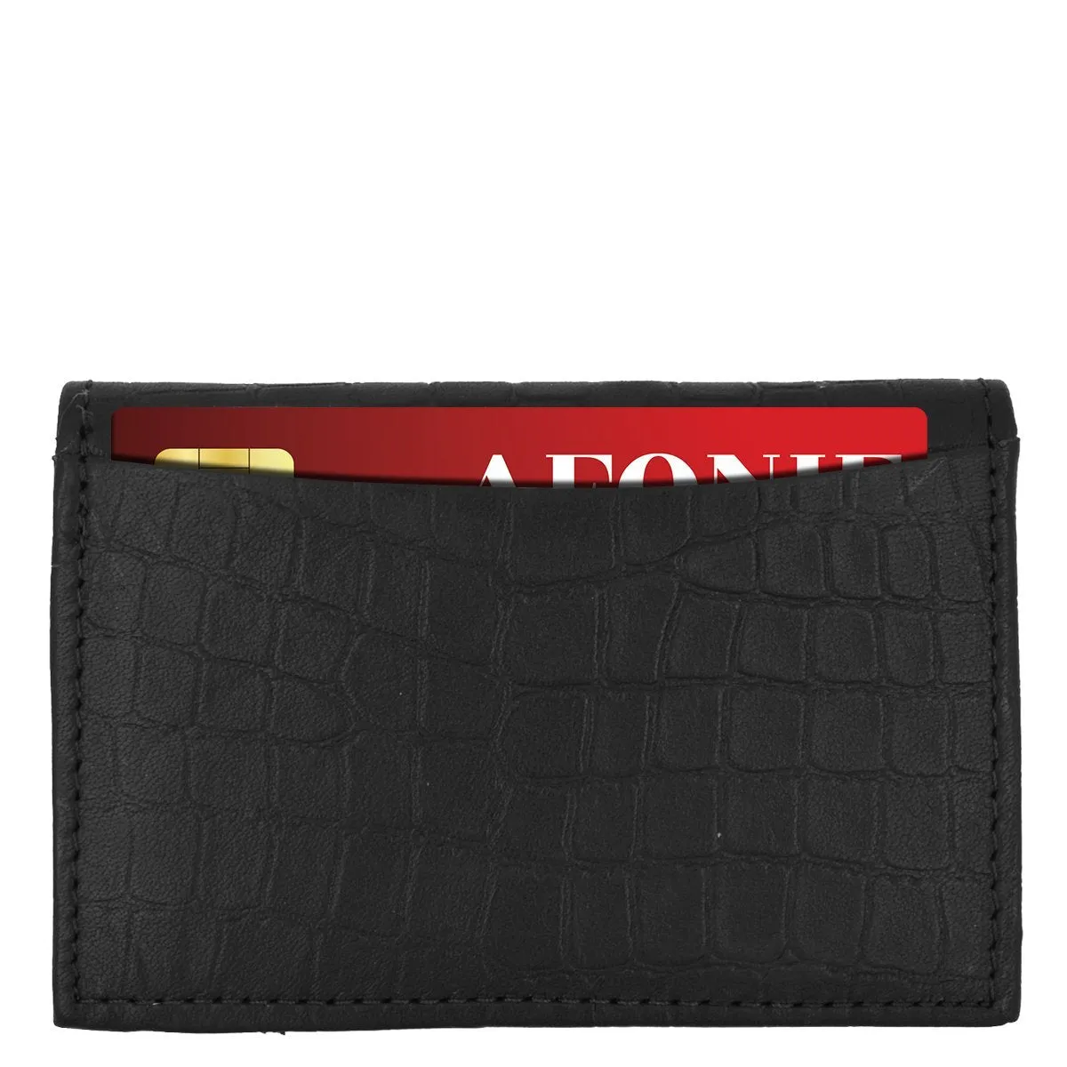 Croco Men's Wallet RFID Credit Card Case