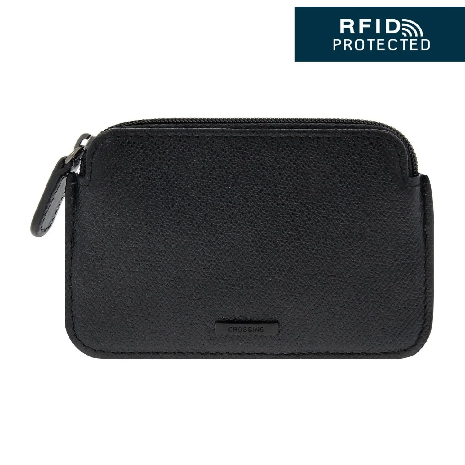 Crossing Elite Leather Key Coin Pouch With Card Slots RFID