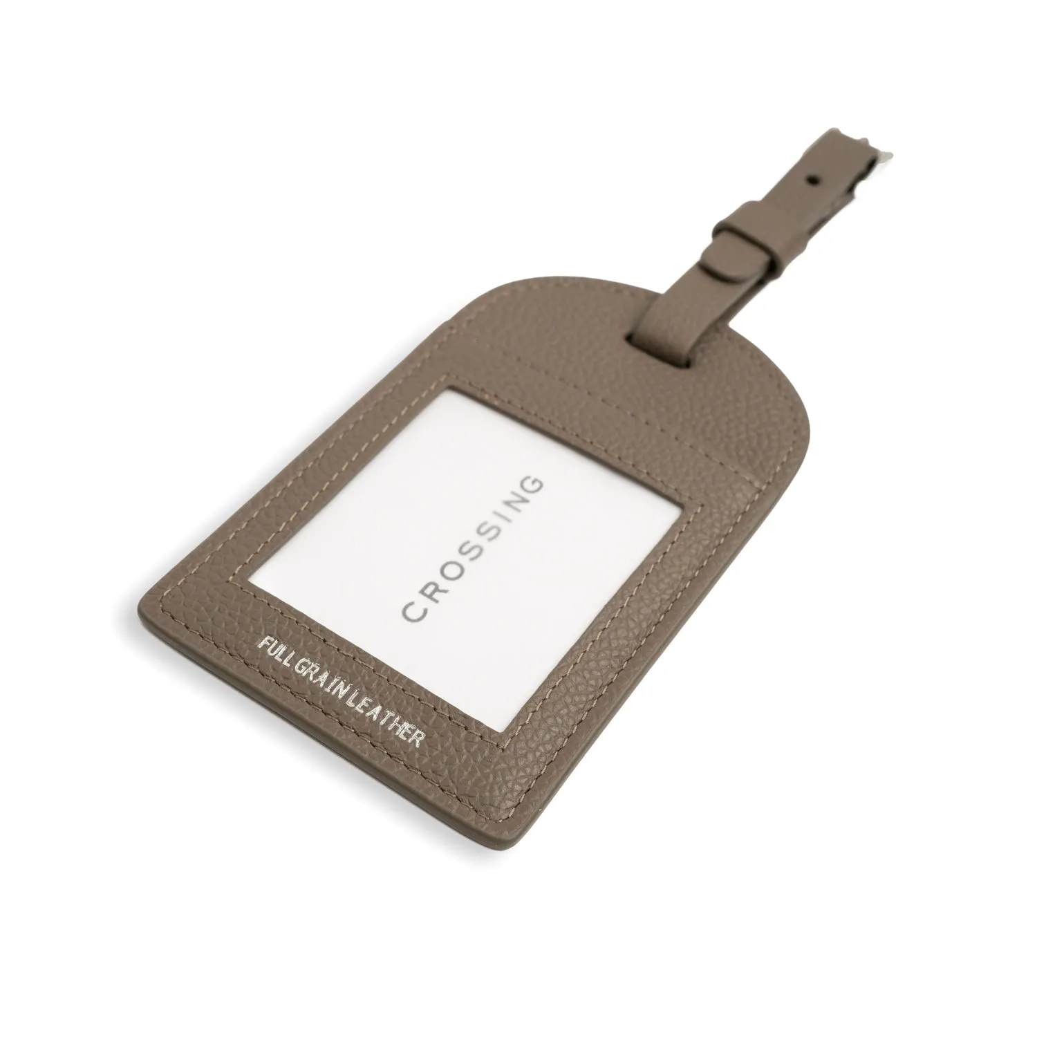 Crossing Milano Leather Luggage Tag