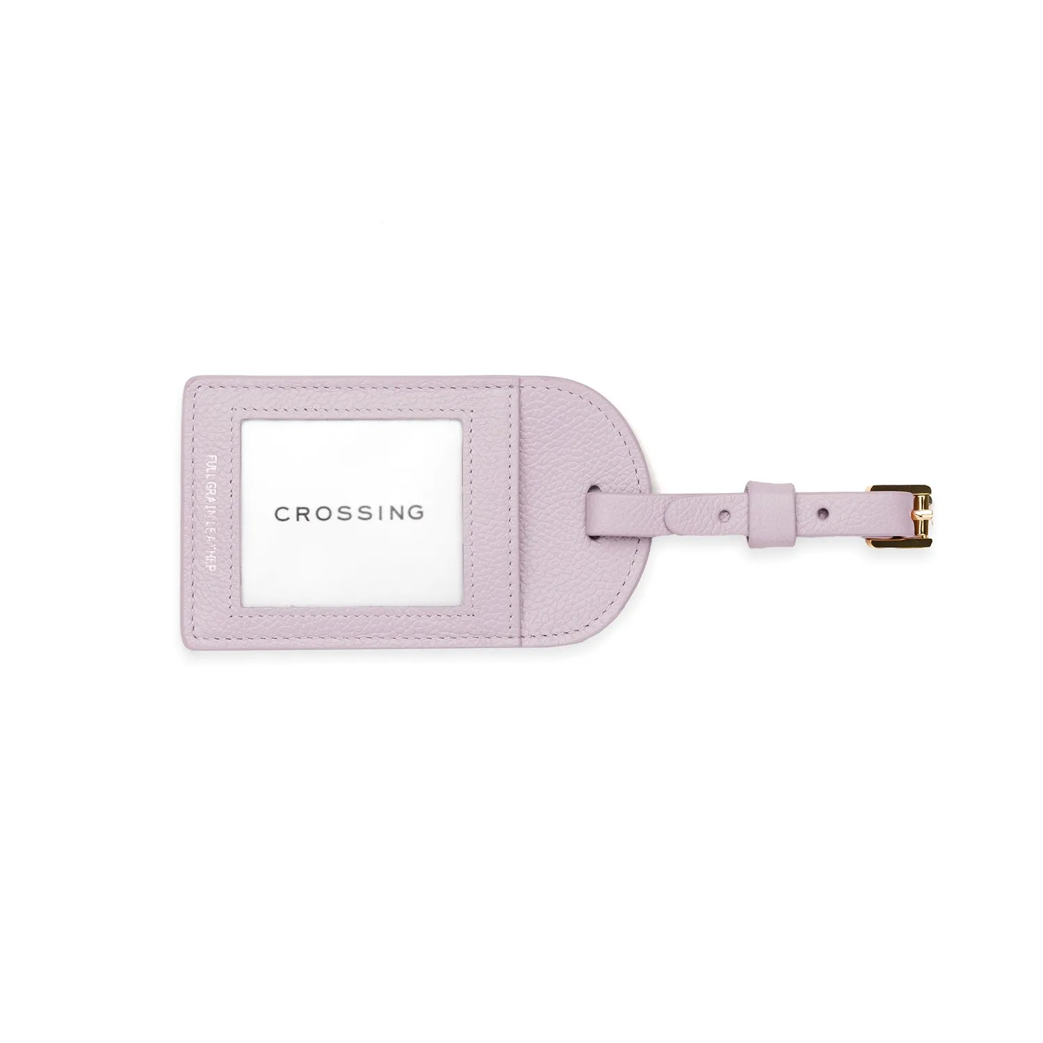 Crossing Milano Leather Luggage Tag