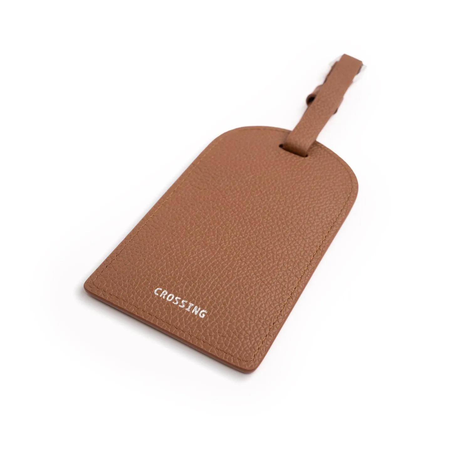 Crossing Milano Leather Luggage Tag