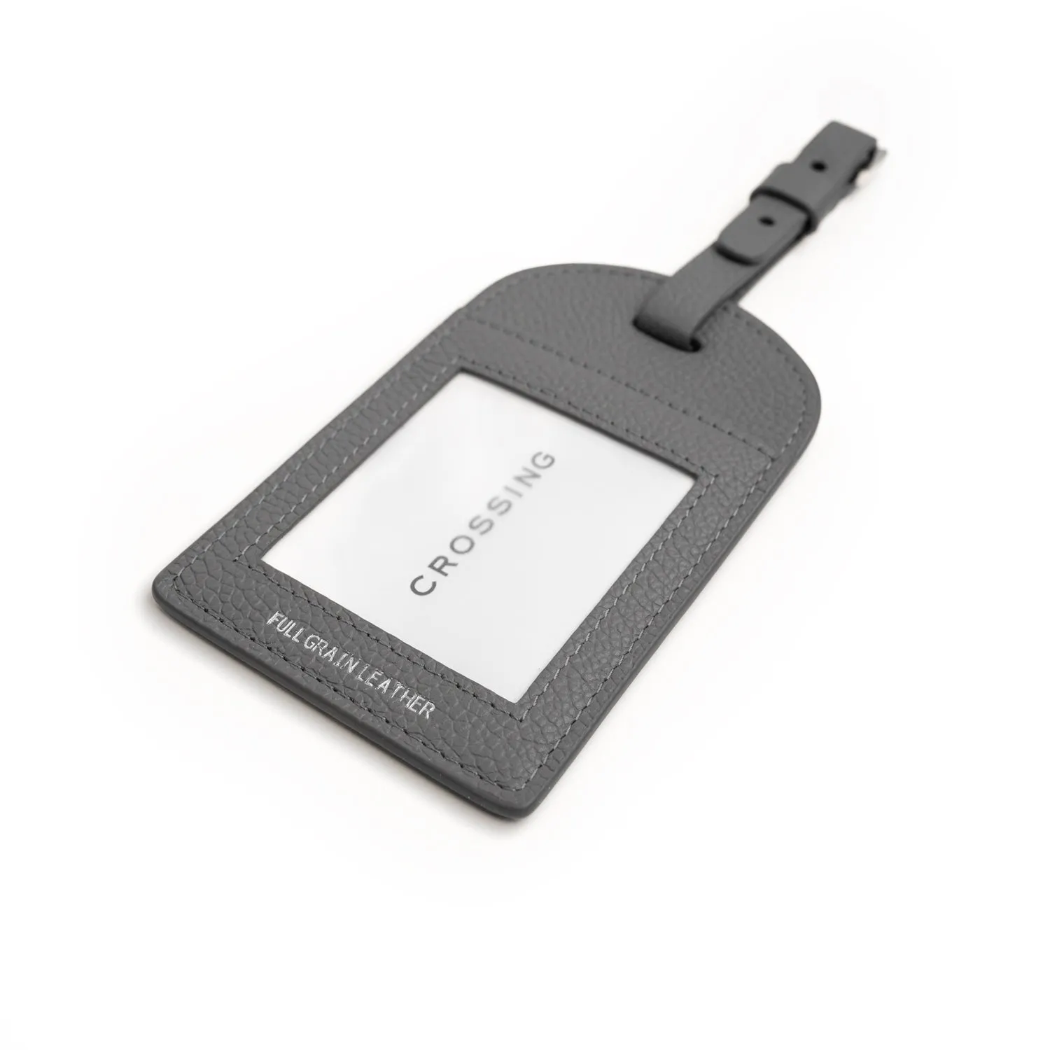 Crossing Milano Leather Luggage Tag