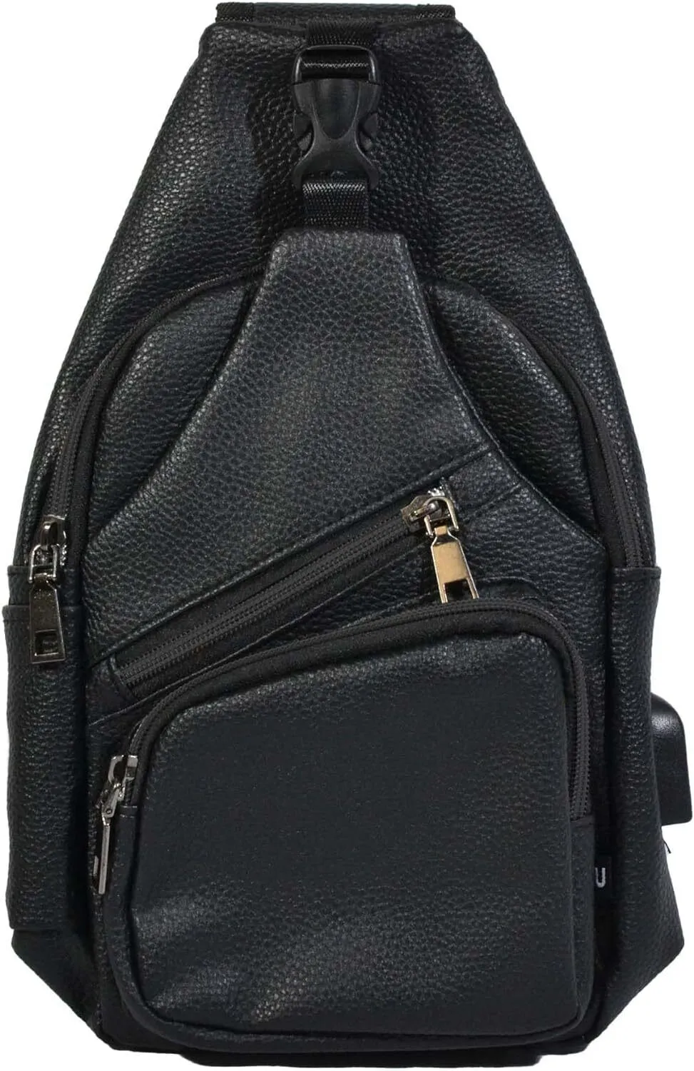 Daypack Milan Vegan Leather Nupouch Antitheft Usb Charging Connector Large Slate 50409