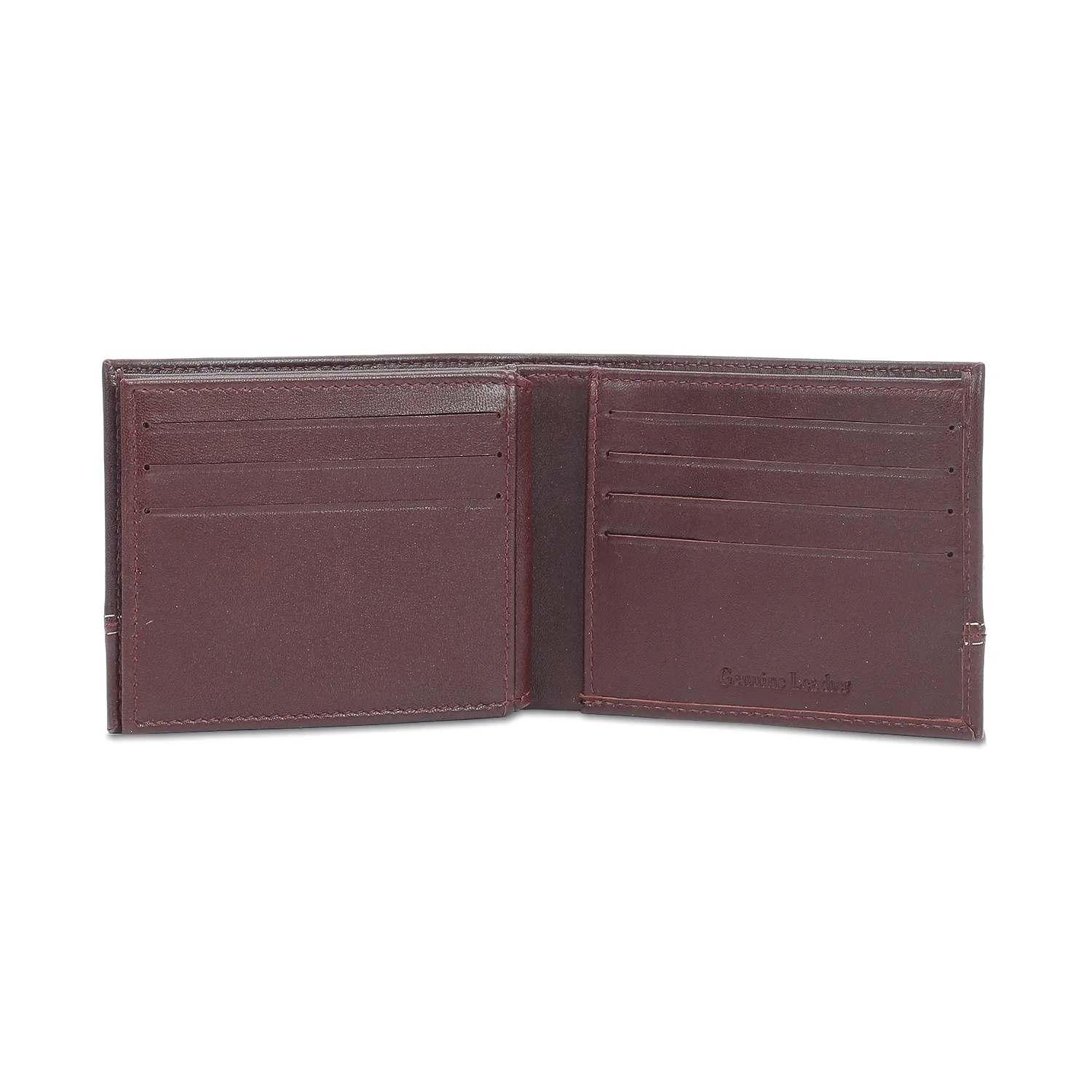 Embossed Monogram Bifold Wallet