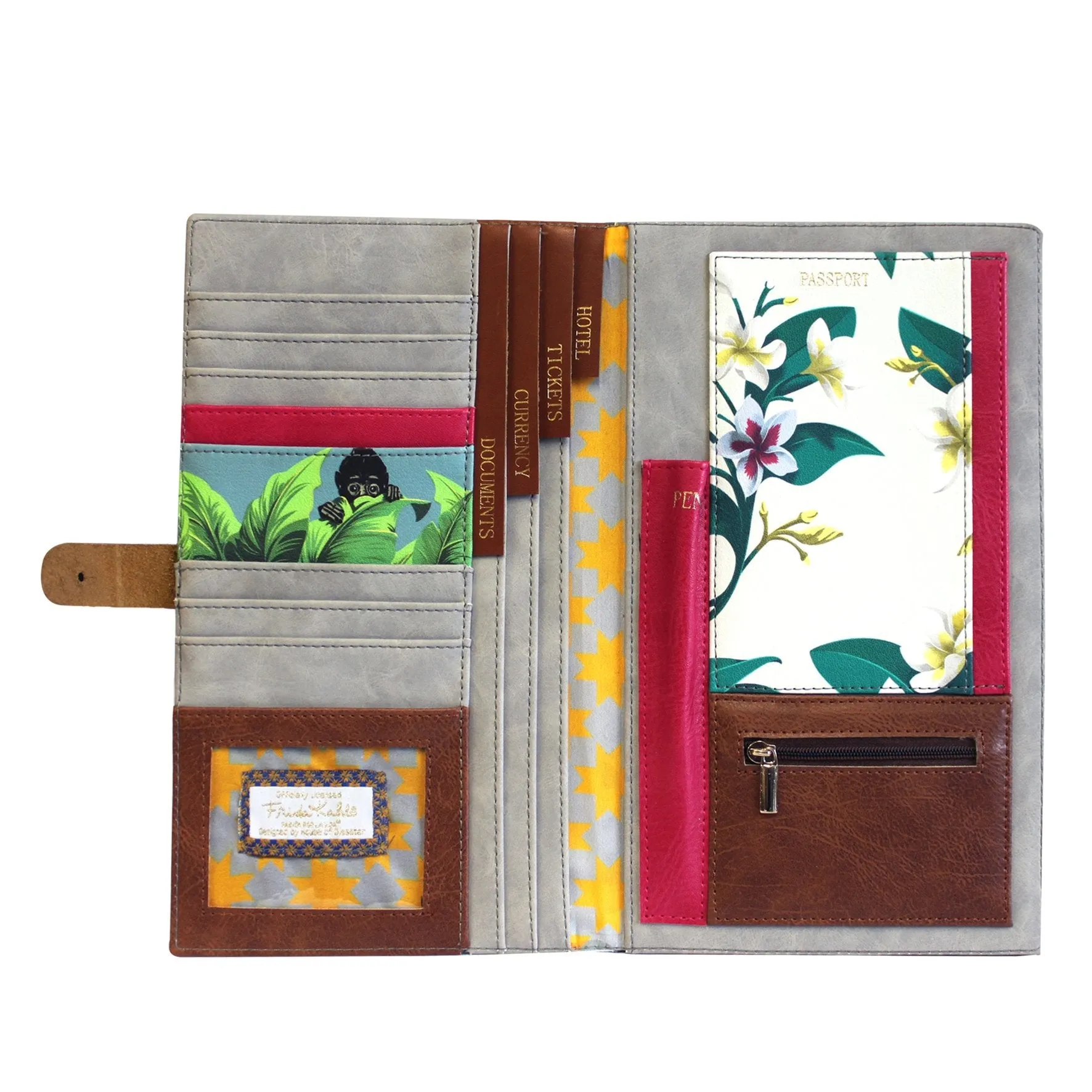 Frida Kahlo Travel Wallet