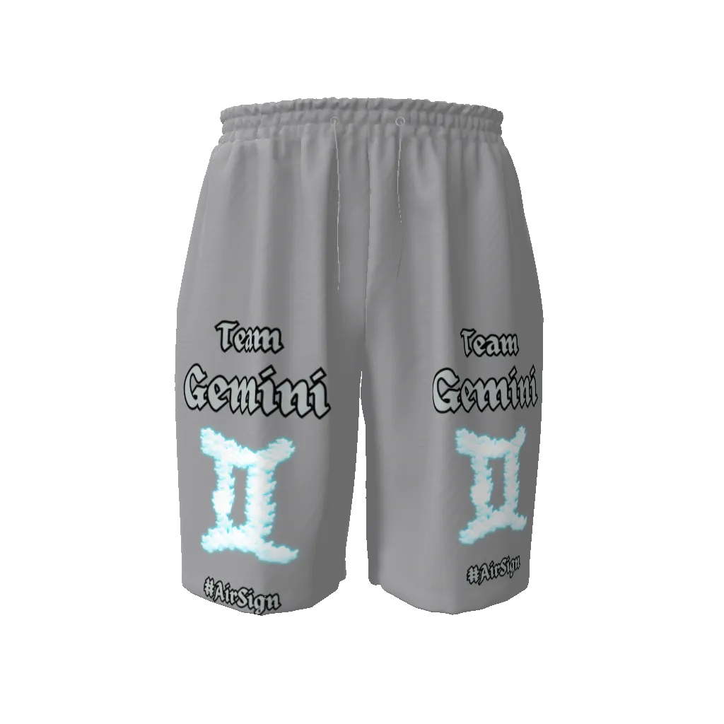 Gemini Drawstring Beach Shorts