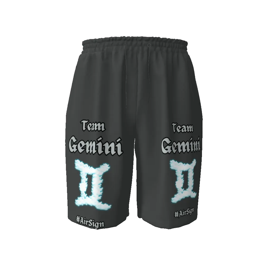 Gemini Drawstring Beach Shorts