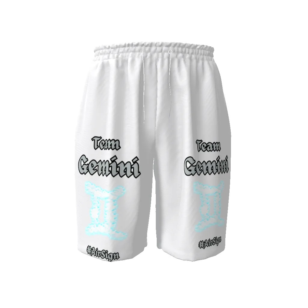 Gemini Drawstring Beach Shorts