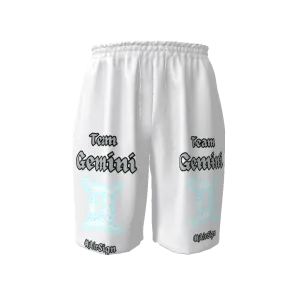 Gemini Drawstring Beach Shorts