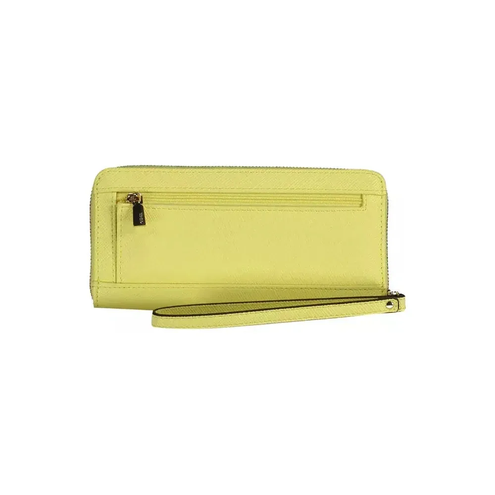 Guess Jeans Yellow Polyethylene Women Wallet