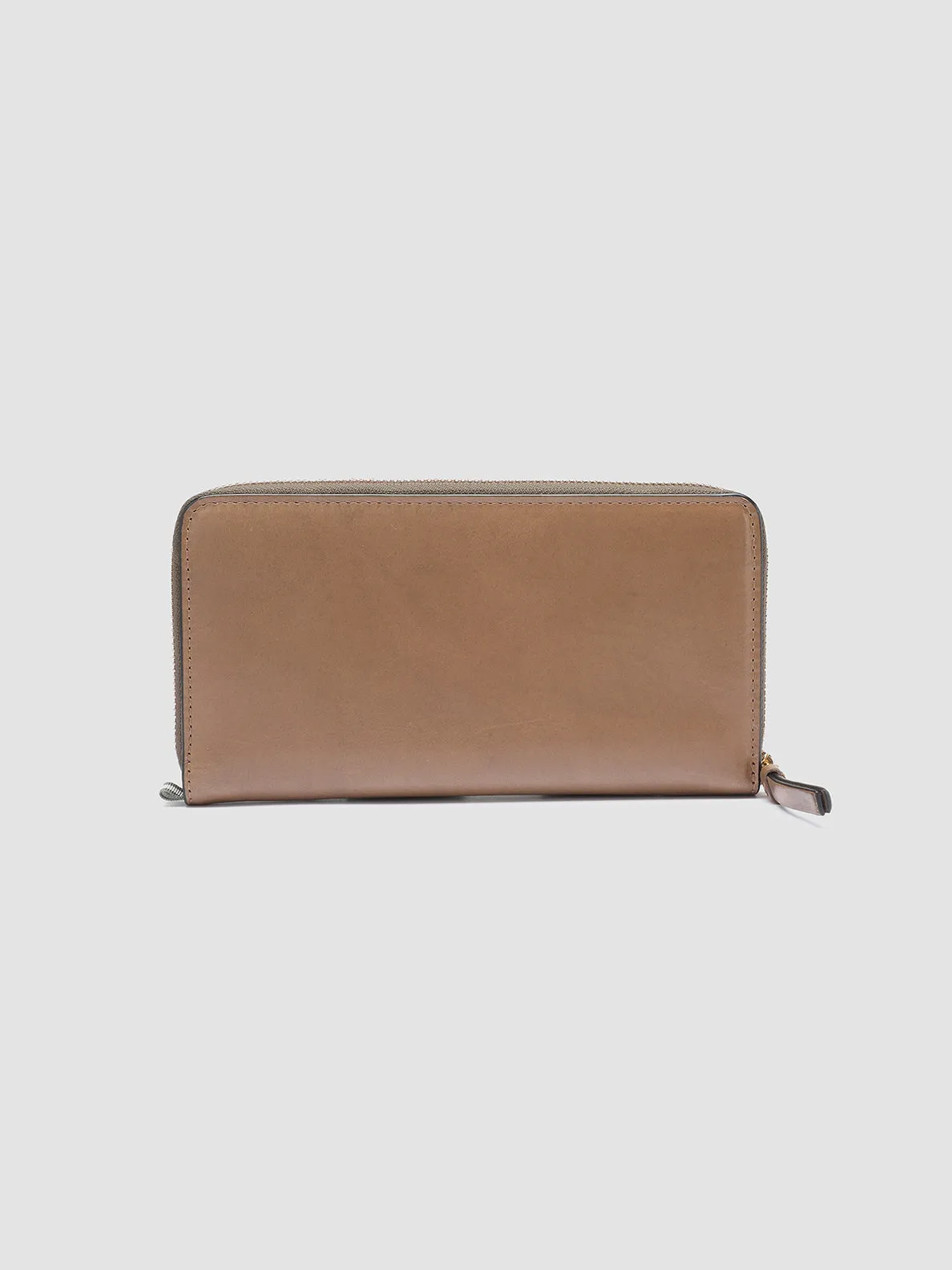 JULIET 01 - Taupe Leather wallet