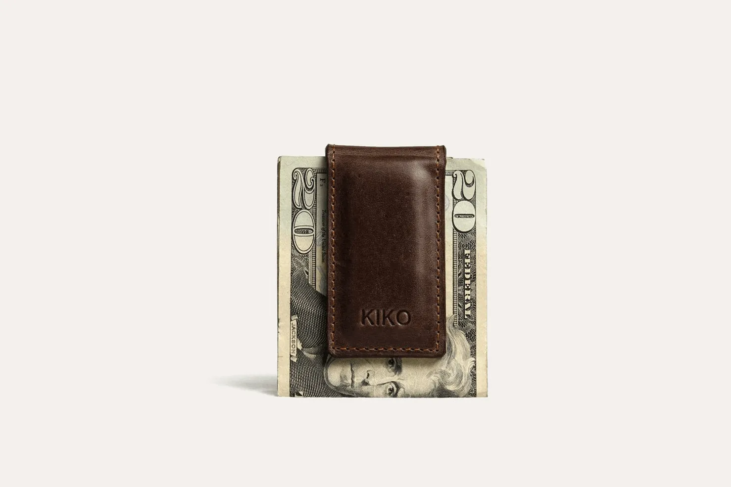 Kiko Leather Magnetic Money Clip