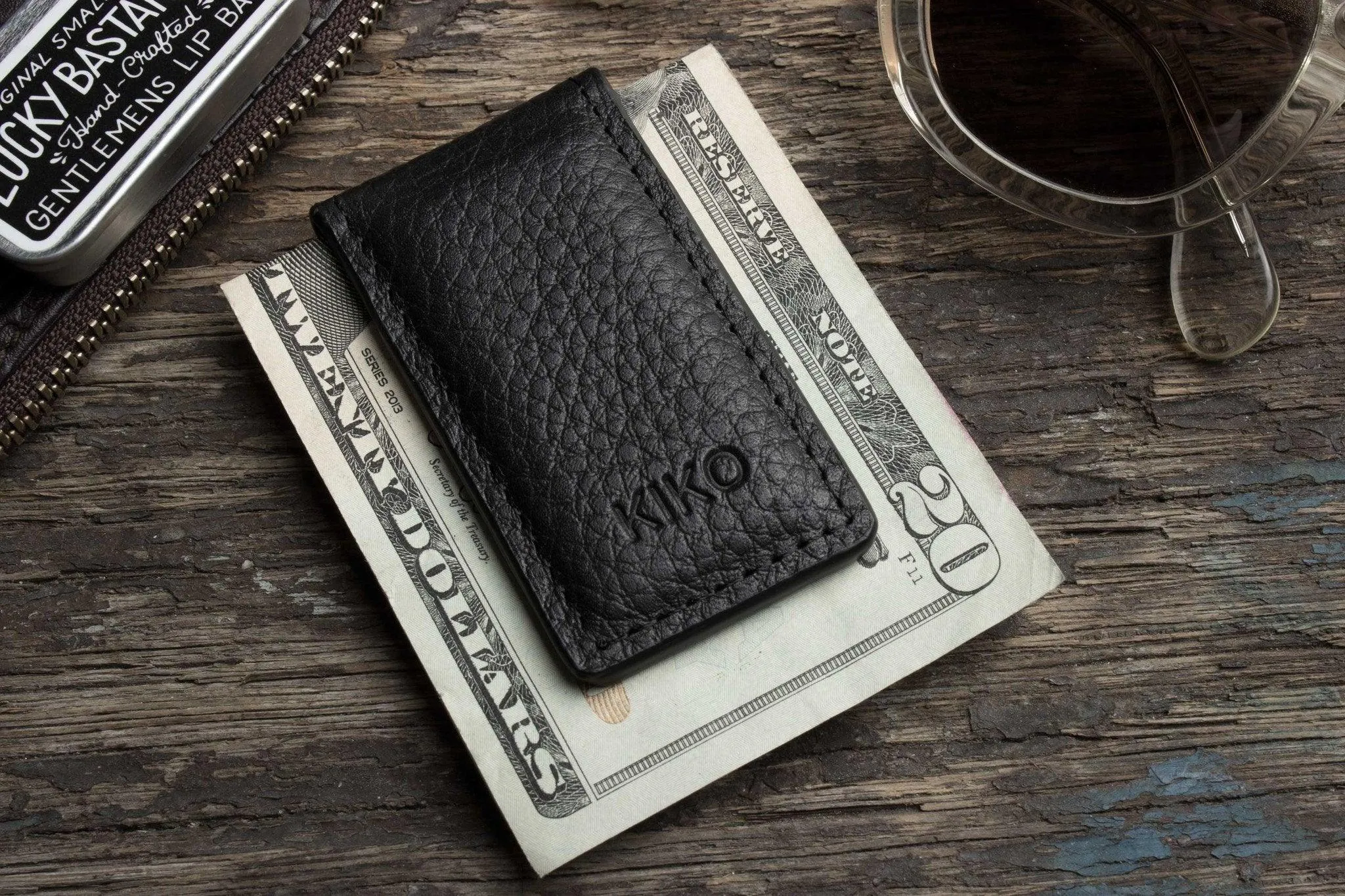 Kiko Leather Magnetic Money Clip