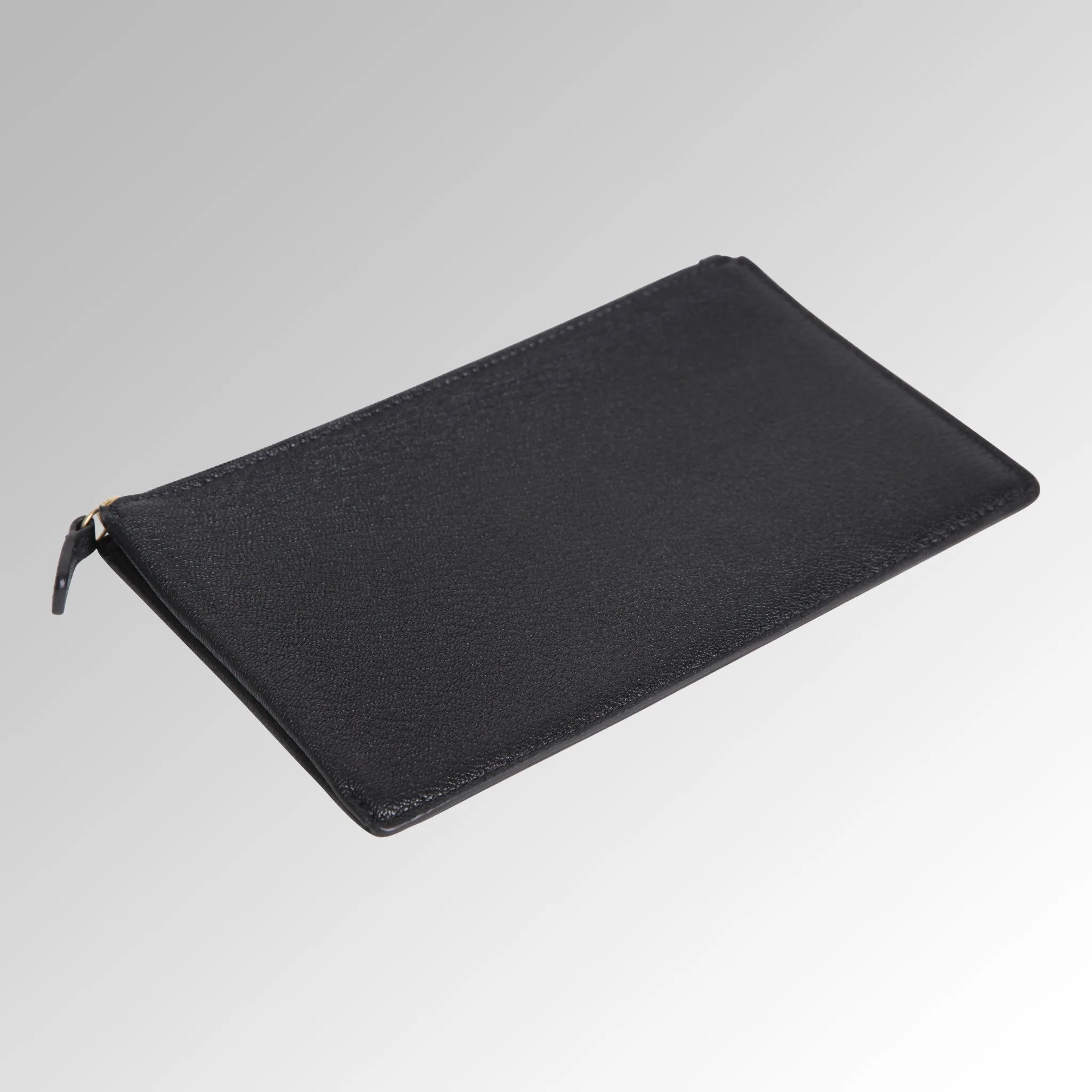 LEATHER ZIPPER POUCH