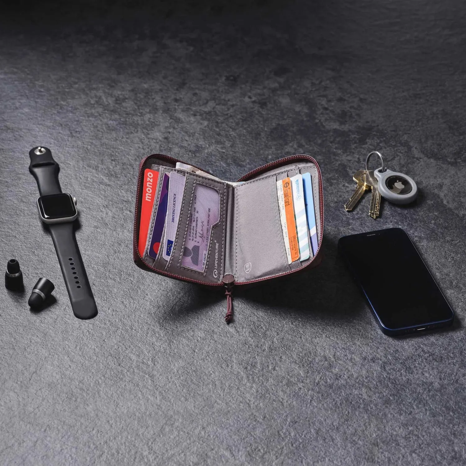 LiFEVENTURE RFiD Bifold Wallet