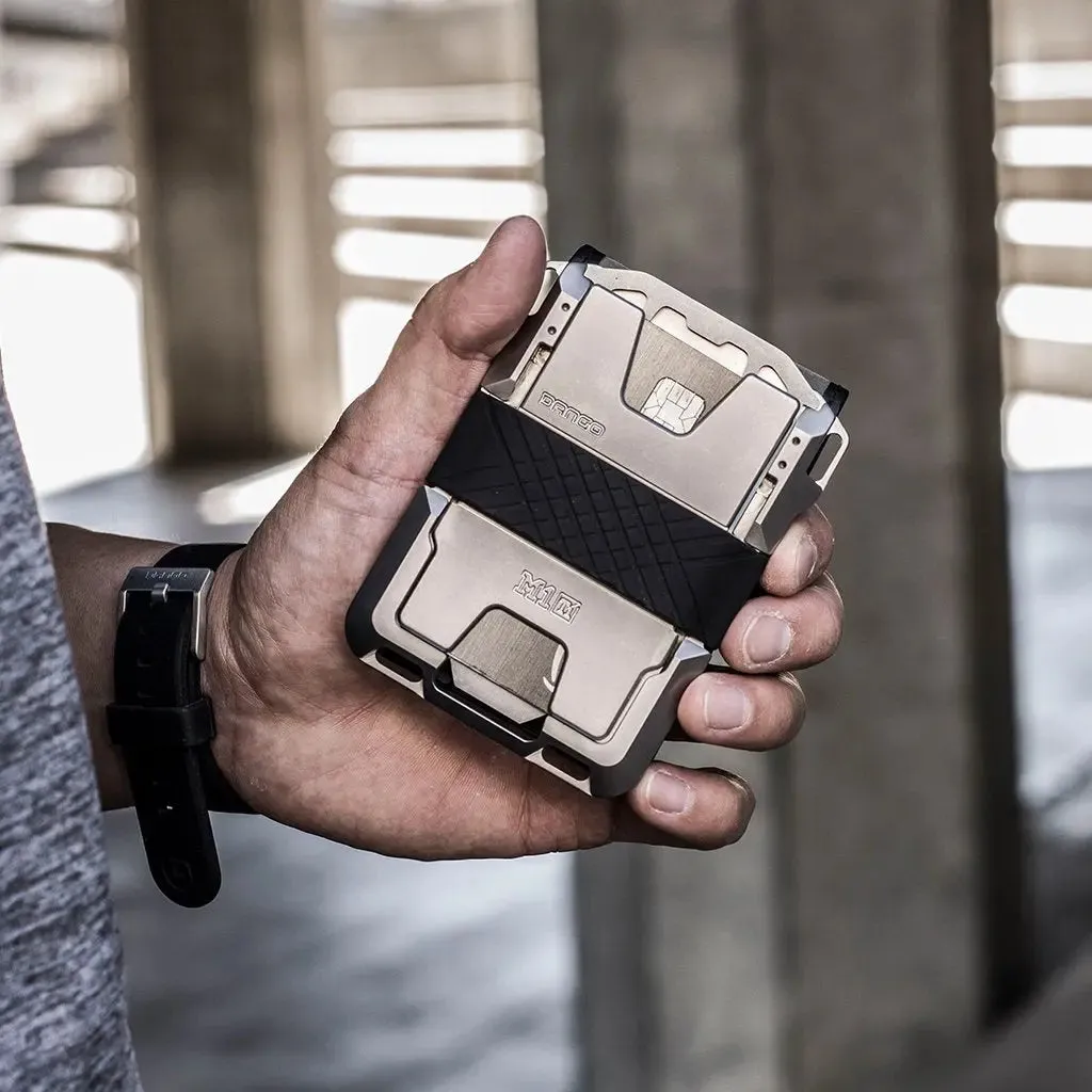 M1 Maverick Tactical Wallet | Single Pocket Titanium