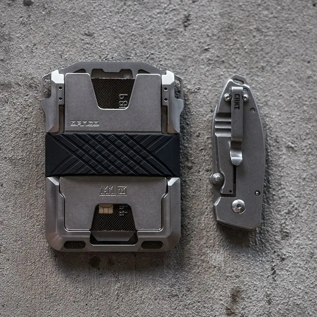 M1 Maverick Tactical Wallet | Single Pocket Titanium