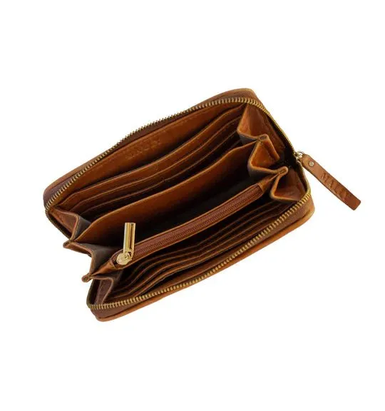 Mally Ladies Wallet | Toffee