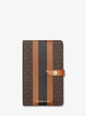 Medium Logo Stripe Notebook | 56397