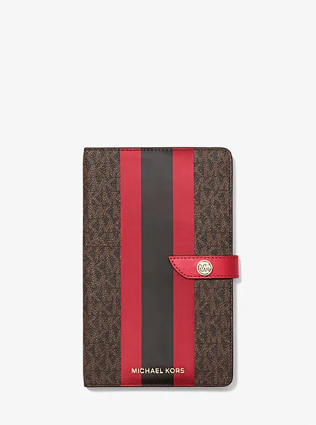 Medium Logo Stripe Notebook | 56397