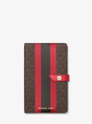 Medium Logo Stripe Notebook | 56397