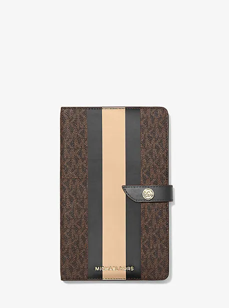 Medium Logo Stripe Notebook | 56397