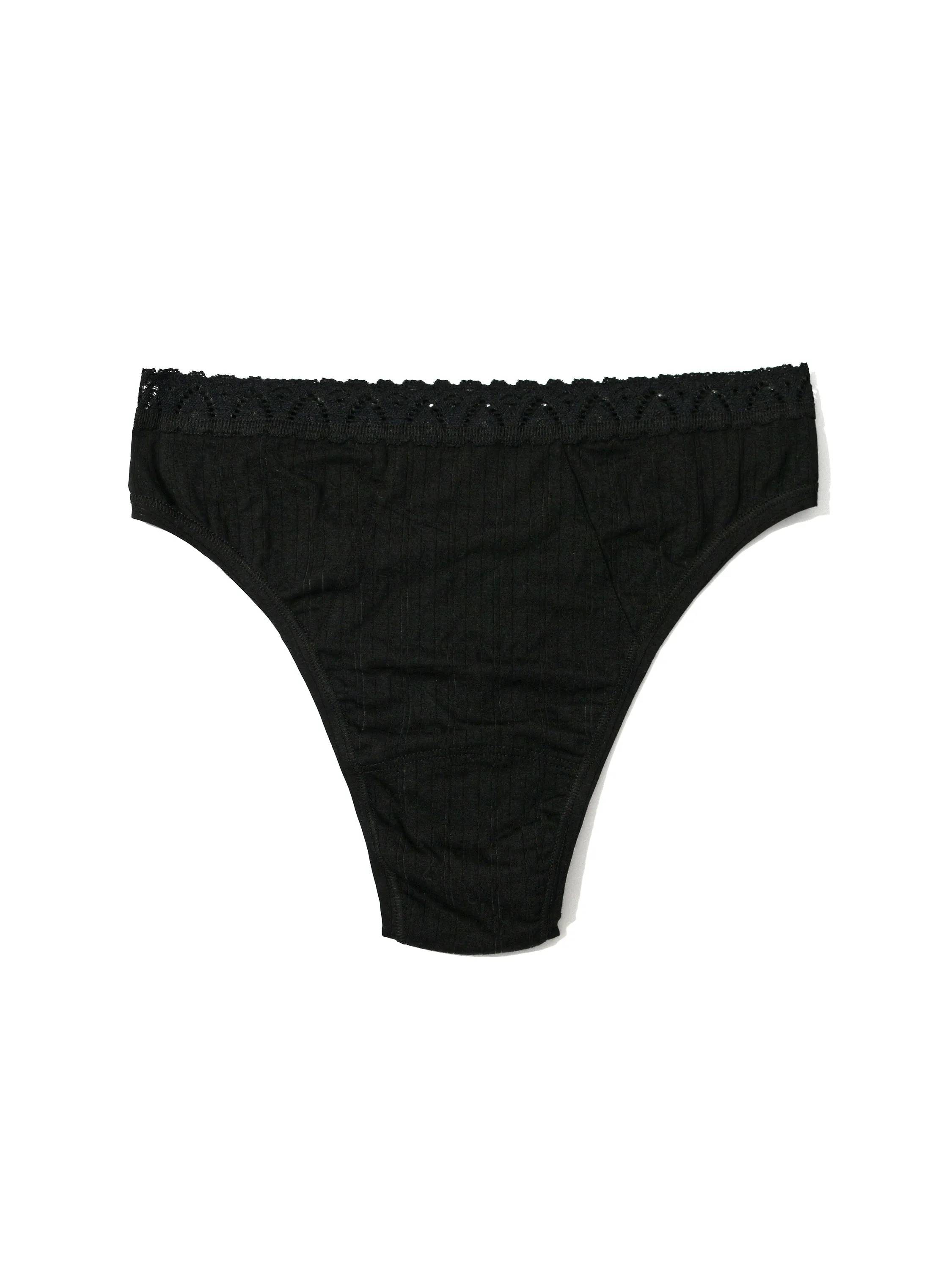 MellowLuxe™ High Cut Thong Black