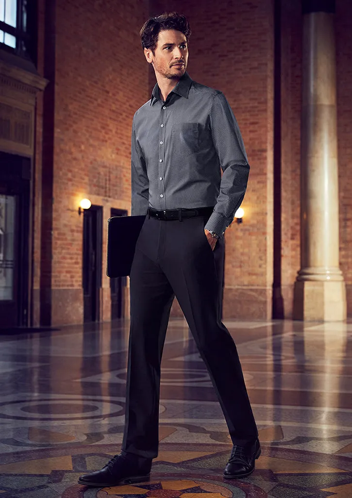 Mens Slim Fit Flat Front Trouser