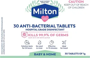 Milton Antibacterial Tablets - Pack of 30