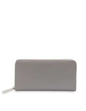 Mocha Medina Long Wallet- Grey