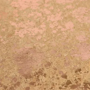 Natural Rose Gold Splatter Cork Fabric