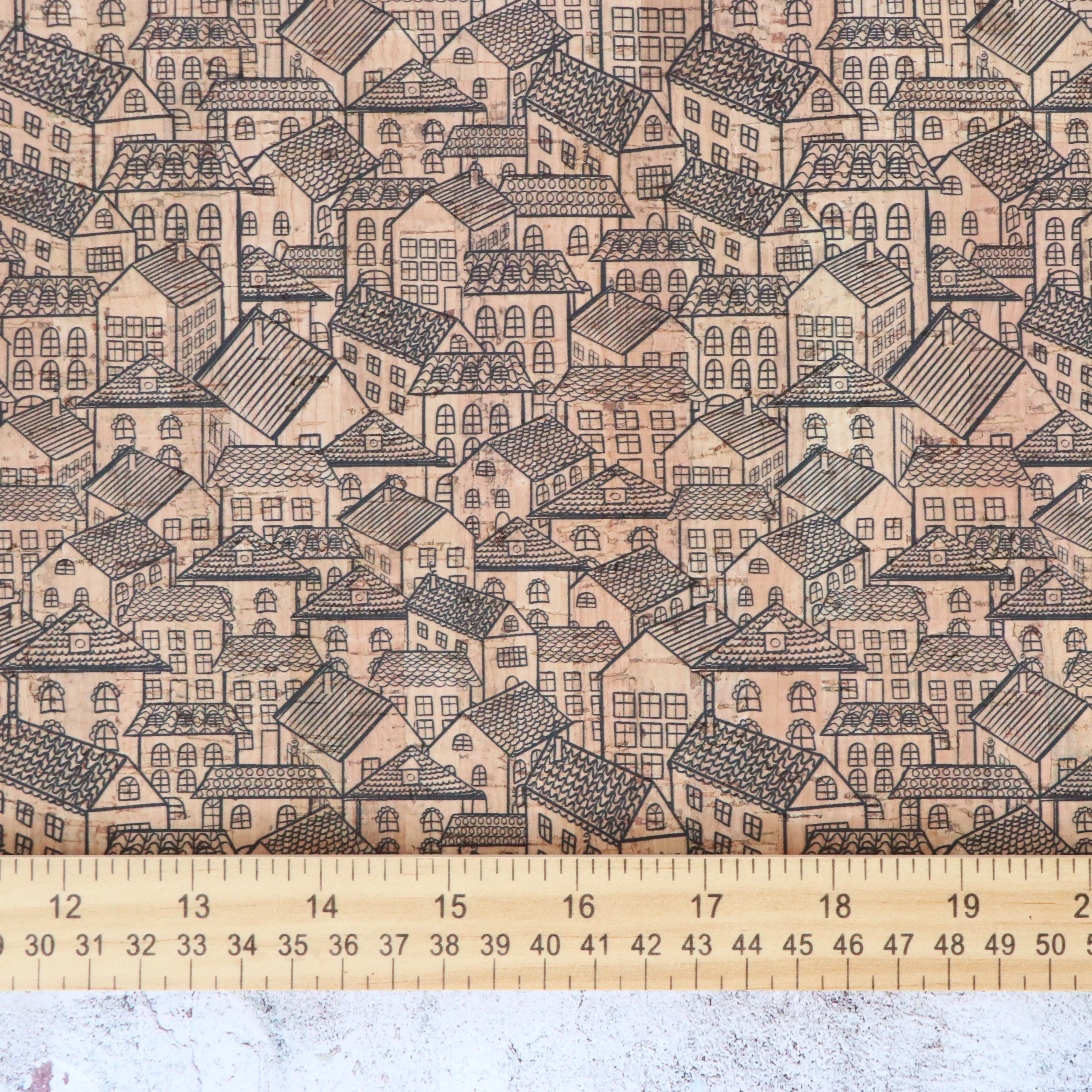 Neighborhood Cork Fabric 12in Cuts