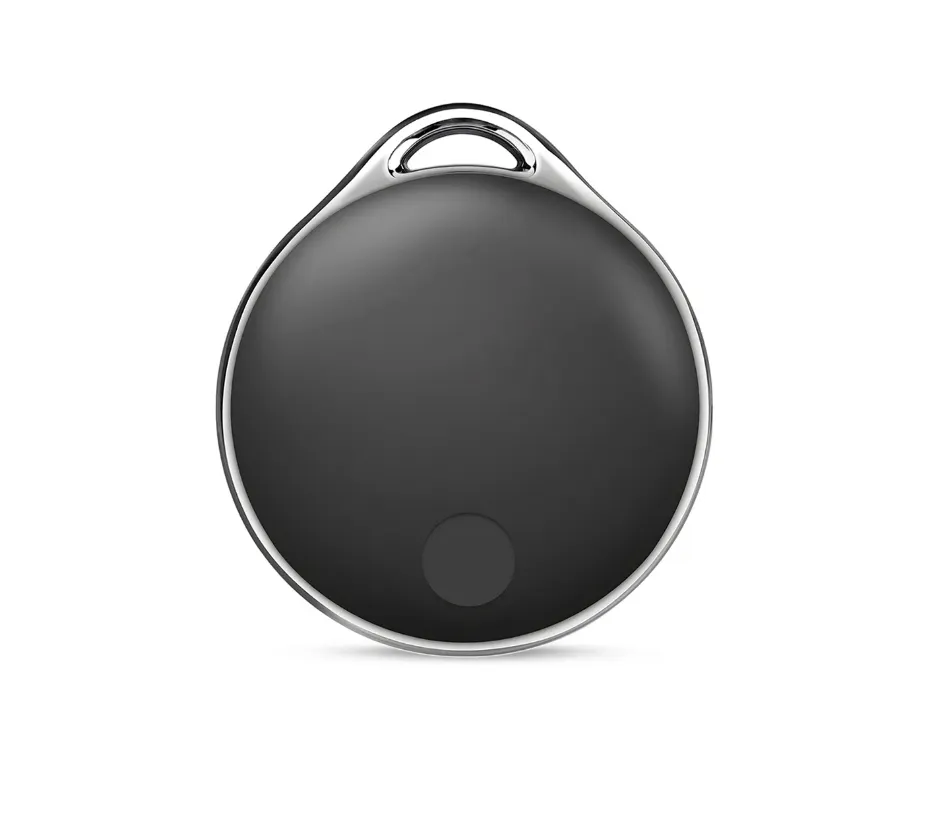 NIJITAG Smart Tag Bluetooth Key Tracker For Dogs, Cats, Cars, Wallet, Luggage, Item Finder with Unlimited Range Tracking within Apple’s Find My app - iOS devices only (Pearl White/Charcoal Gray))